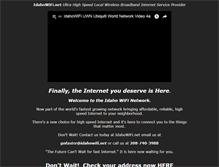 Tablet Screenshot of idahowifi.net